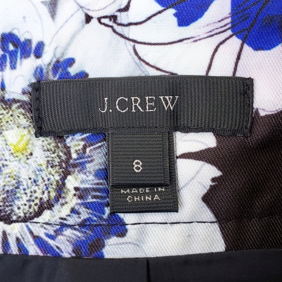 J Crew Floral Print Mini Skirt Size 8 - Picture 6 of 6